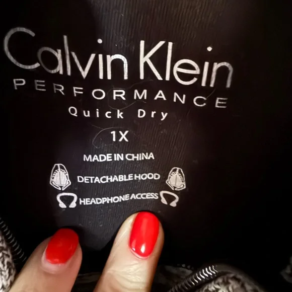 Calvin Klein Performance Coat Hood Removable - Picture 12 of 14